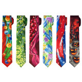 Jerry Garcia 6 Piece Men's Neck Ties Holiday Gift Box Set #1