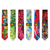 Jerry Garcia 6 Piece Men's Neck Ties Holiday Gift Box Set #1