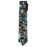 Jerry Garcia Halloween Skulls Tie - Black