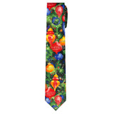 Jerry Garcia Men's Christmas Still Life Neck Tie - Green