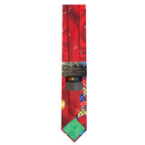 Jerry Garcia Men's Merry Christmas Santa Reindeer Neck Tie - Red