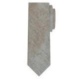 Watercolor Linen Slim Neck Tie - Fern