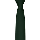 Silk Blend Solid Slim Tie - Emerald Green
