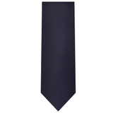 Silk Blend Solid Tie - Navy Blue