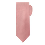 Silk Blend Solid Tie - Warm Pink