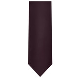 Silk Blend Solid Tie - Bordeaux