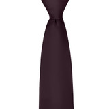 Silk Blend Solid Tie - Bordeaux