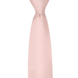 Silk Blend Solid Tie - Bridal Pink