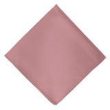 Silk Blend Solid Pocket Square - Dusty Rose