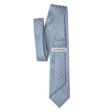 Silk Blend Chevron Tie - Dusty Blue