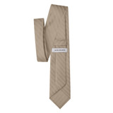 Silk Blend Chevron Tie - Biscotti