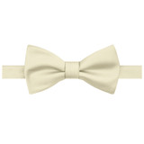 Silk Blend Solid Bow Tie - Mod White