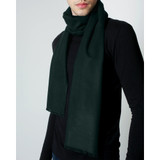 Solid Woven Viscose Scarf - Emerald Green