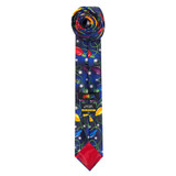 Jerry Garcia Christmas Lights Tie - Navy