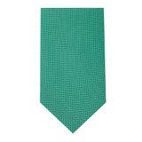 Woven Mini Squares Tie - Mint Julep