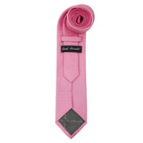 Men's Woven Subtle Mini Squares Neck Tie - Pink