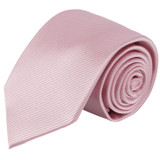 Men's Tone on Tone Corded Neck Tie - Bridal Pink