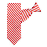 Candy Cane Stripe Clip-On Tie