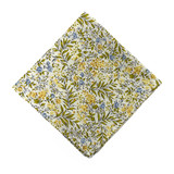 Tropic Bouquet Pocket Square - Green Multi