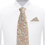 Garden Vines Tie - Pink