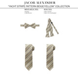 Yacht Stripe Tie - Beige/Yellow