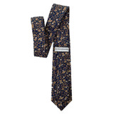 Meadow Floral Tie - Rust/Navy