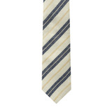 Yacht Stripe Tie - Navy/Yellow
