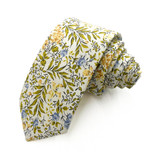 Tropic Bouquet Slim Tie - Green Multi