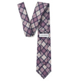 Picnic Plaid Tie - Purple