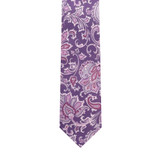 English Paisley Tie - Purple