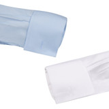 French Cuff Dress Shirt - White and Light Blue 2 Pack
