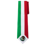 Mexico Country Flag Colors Necktie