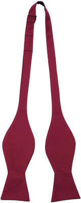 Extra Large Self-Tie Bow Tie - Burgundy