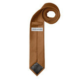 Solid Slim Tie - Copper Sundial