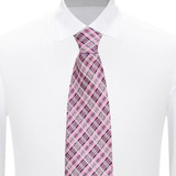 Plaid Tie - Pink