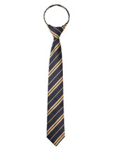 Double Stripes Navy Blue Gold