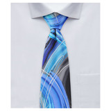 Jerry Garcia Juggling Show Tie - Blue