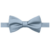 Silk Blend Solid Bow Tie - Dusty Blue Silk Blend Solid Bow Tie - Dusty Blue