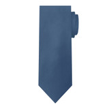 Silk Blend Solid Tie - Steel Blue Silk Blend Solid Tie - Steel Blue