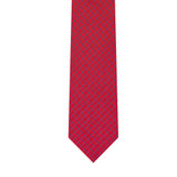 Diamond Grid Tie - Red Blue