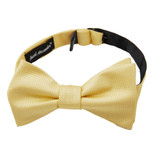 Woven Mini Squares Bow Tie - Honey