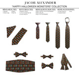 Halloween Monsters Bow Tie