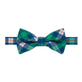 Tartan Plaid Bow Tie - Green Blue Tartan Plaid Bow Tie - Green Blue