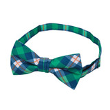 Tartan Plaid Bow Tie - Green Blue Tartan Plaid Bow Tie - Green Blue