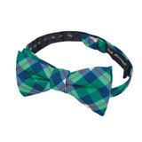 Tartan Plaid Bow Tie - Green Blue Tartan Plaid Bow Tie - Green Blue
