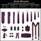 Kid's Solid Banded Bow Tie - Eggplant