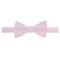 Kid's Seersucker Striped Banded Bow Tie - Pink