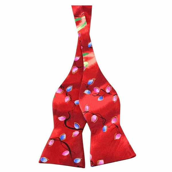Jerry Garcia Christmas Lights Self-Tie Bow Tie