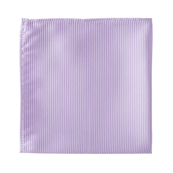 Men's Tone on Tone Corded Pocket Square - Lavender