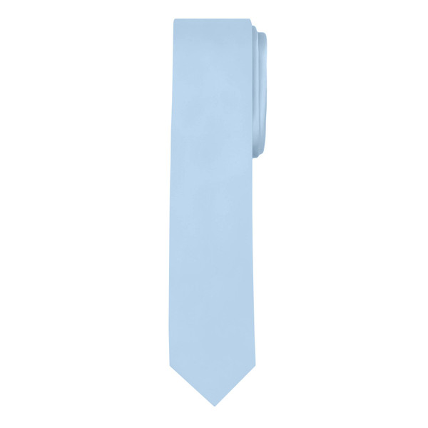 Solid Skinny Tie - Sky Blue